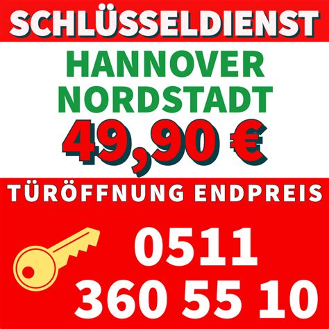 Schlüsseldienst in Hannover Nordstadt - schnelle und professionelle Schlosswechsel